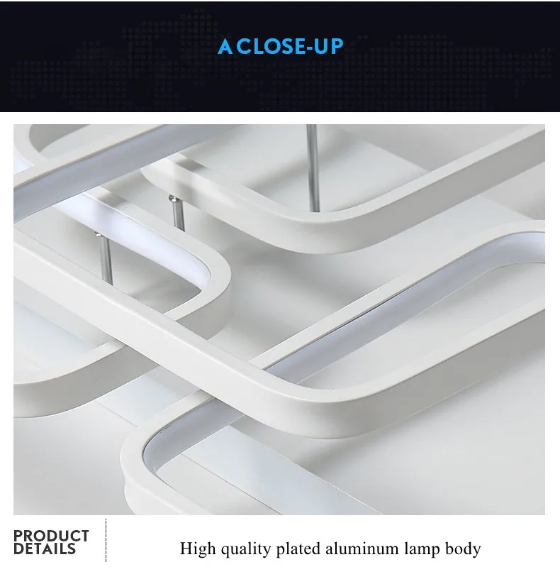 led ceiling light modern lamp fixture 11