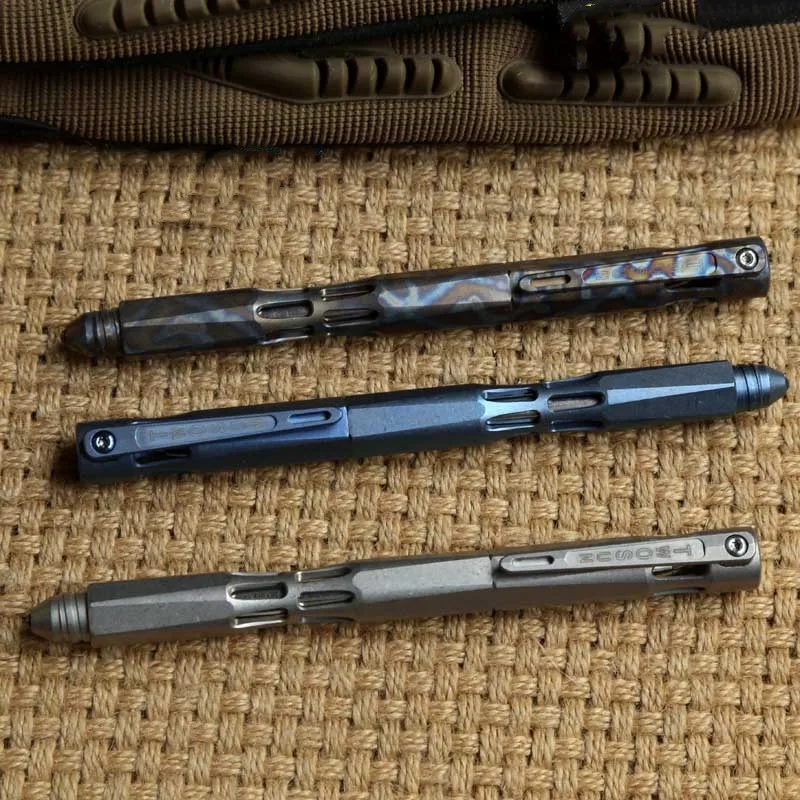 

Titanium alloy Tactical pen GirlsSelf-Defense Pen Break Window Defence Supplies Survival EDC Tools Self-defense