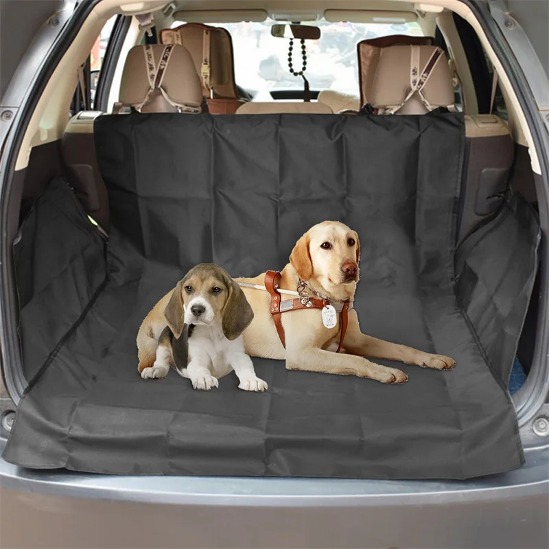 

Dog Car Seat Cover Footprints Thick Waterproof Bite Resistant Car Rear Back Trunk Cushion Protector Seat Cover Pad Mat Blanket
