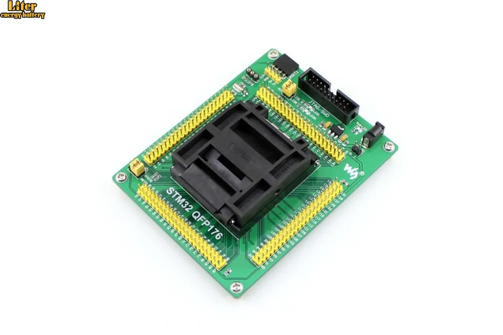 STM32 Socket STM32-QFP176 QFP176 LQFP176 0.5mm Pitch Yamaichi IC51-1764-1505-5 Designed for MCU Supports JTAG SWD USART | Компьютеры и