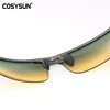 COSYSUN Day & Night Vision HD Driving Polarized Sunglasses men's Driving Glasses Anti-glare aluminum magnesium alloy glasses 817 ► Photo 3/6