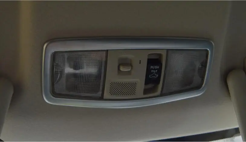 Матовая* спереди Чтение свет лампы Крышка отделка 1 шт. для Mitsubishi Outlander