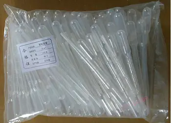 

1ml/3ml/10ml Disposable plastic graduated straw 100pcs Papillon dropper