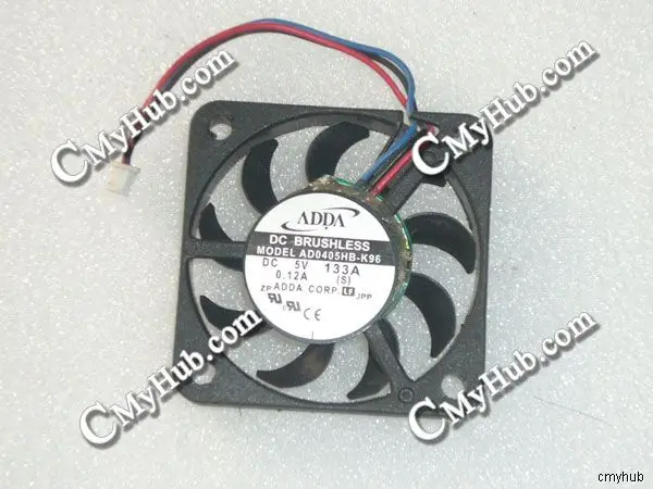 Для ADDA AD0405HB-K96 133A S DC5V 0.12A 4006 4 см 40 мм 40x40x06 3Pin охлаждающий вентилятор | Компьютеры и