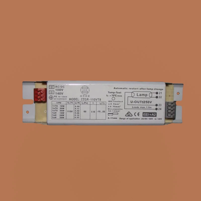 ZZGR 110VT8 AC/DC 100V 140V Dual Use Electronic Ballast Ballasts Lamp