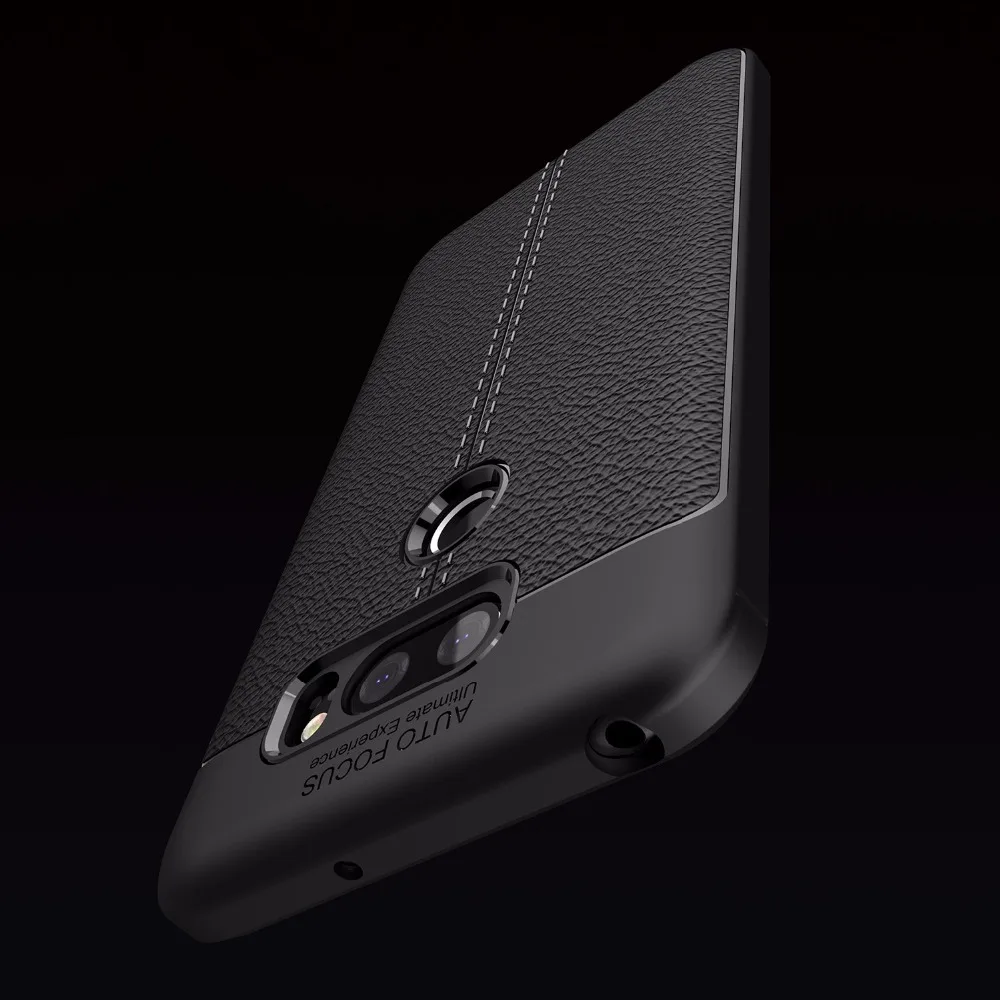 

Soft TPU Leather Carbon Fiber Cover for LG V30 Case Anti-Knock Shockproof Armor Case for LG V30 Cover Ultra Slim Luxury Brand