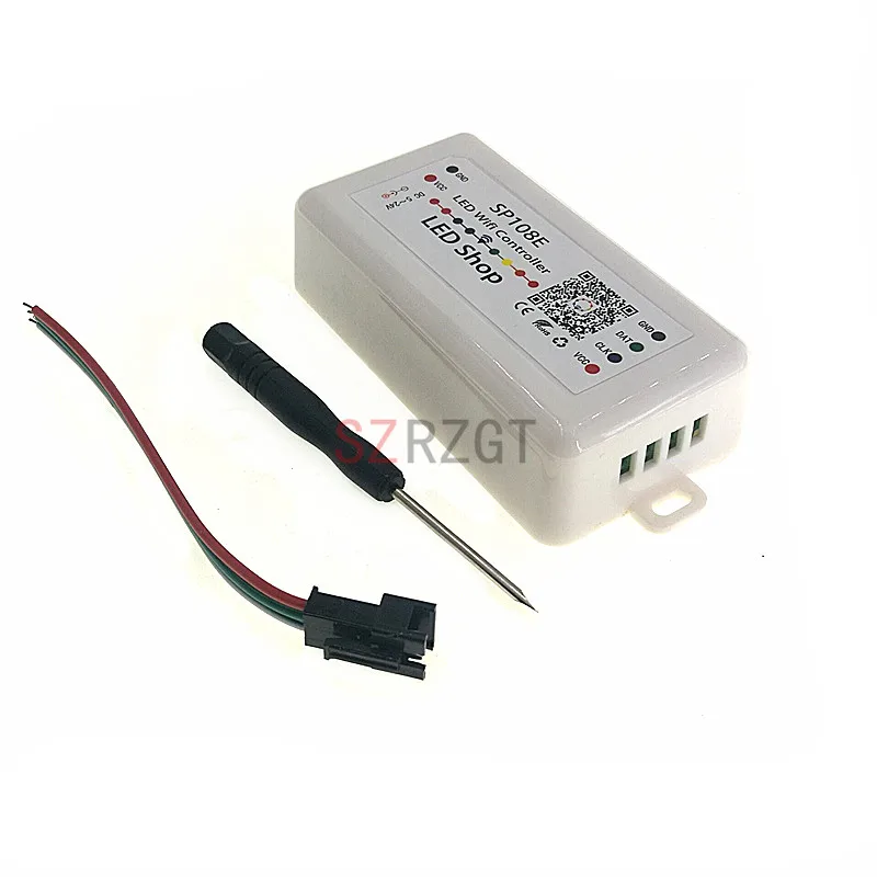 SP108E волшебный контроллер Bluetooth DC5 24V 2048 пикселей для WS2811 2812 2801 6803 IC Светодиодная