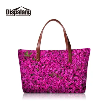 

Dispalang Women's Handbag Flower Print High Quality Ladies Shoulder Bag Luxury Brand Top-handle Bag Fashion Women's Handbags