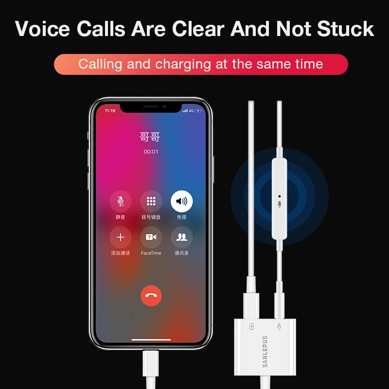 Adapter For Headset And Charger Lightning to 3 5mm Headphones Jack Audio Dispenser Accessories For iPhone XS 1112 8 Plus X Max
