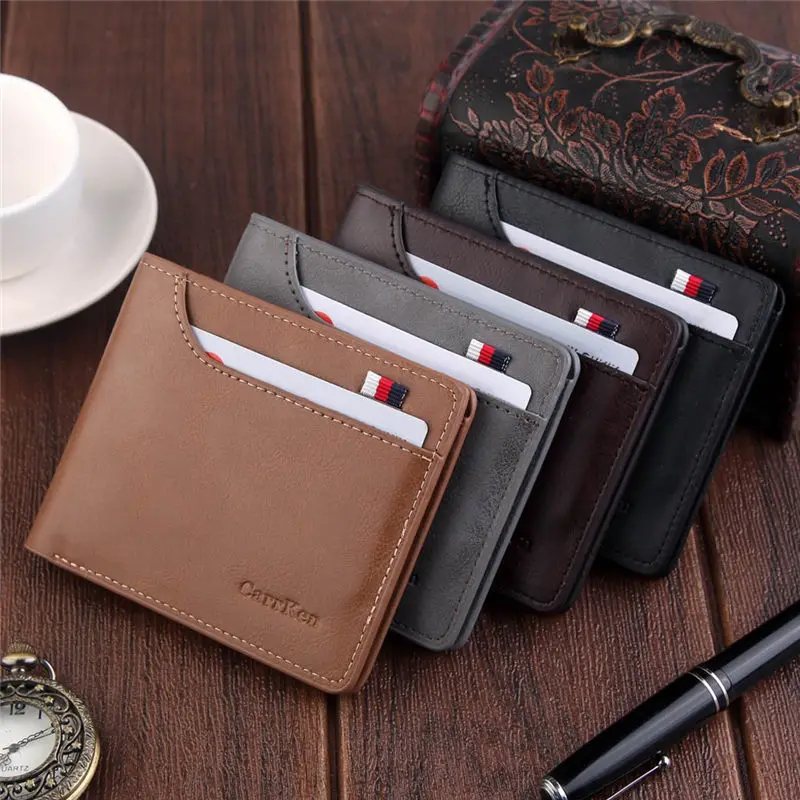 

Small Money Purses Wallets Dollar Top Men Thin Coin Bag Wallet men's wallet clutch portfel cuzdan billetera carteira 40MA18