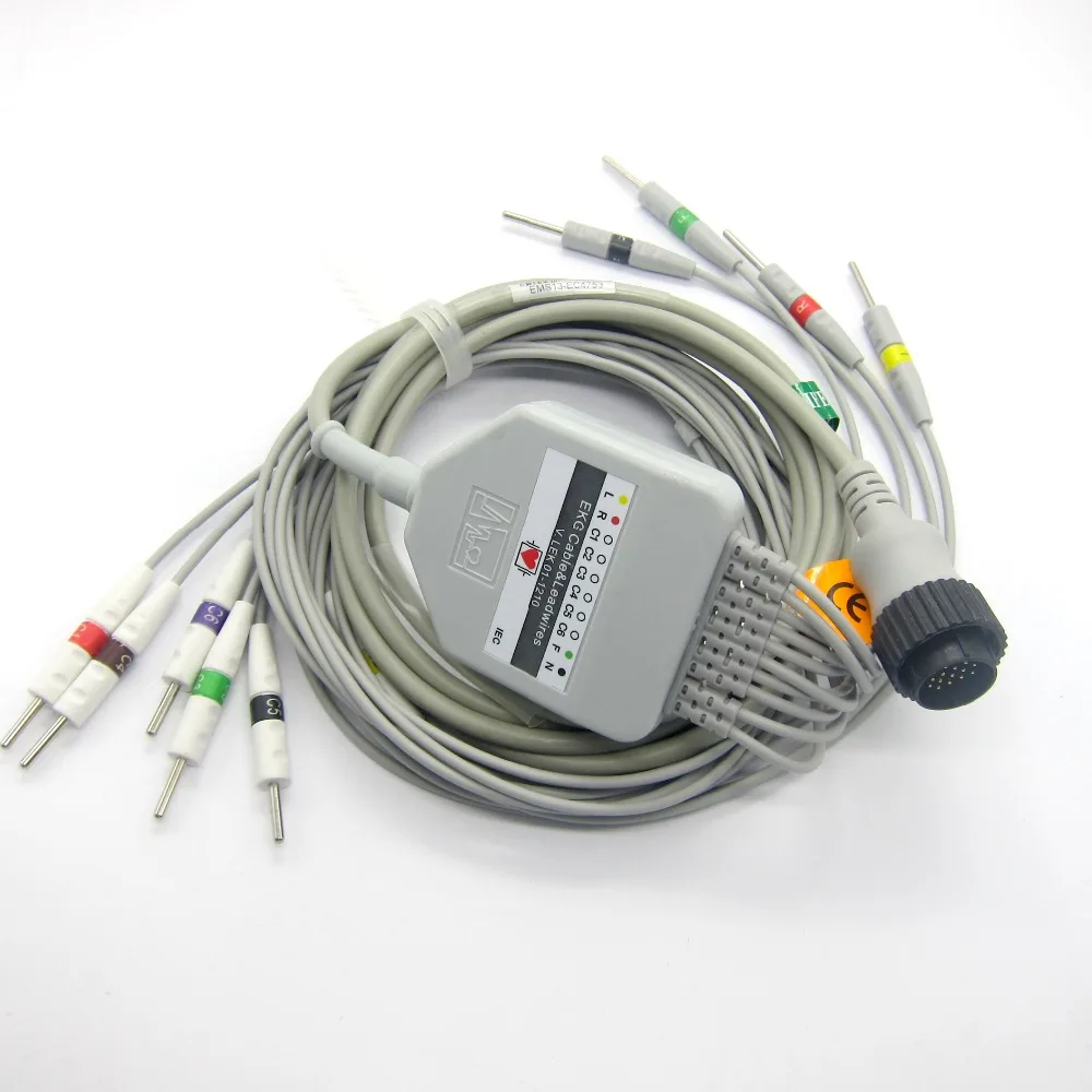 

KANZ EKG cable with 10 leadwires Popular EKG CABLE,din 3.0