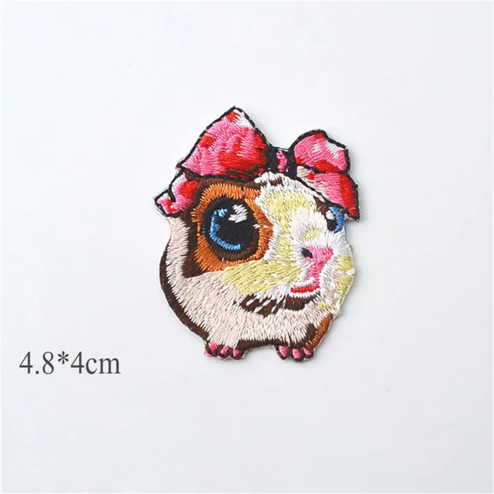 5 PF Animal Panda Patch Cartoon Embroidered Patches For Clothing Stripes for Clothes Kids Dress Badge Applique Applications TB179