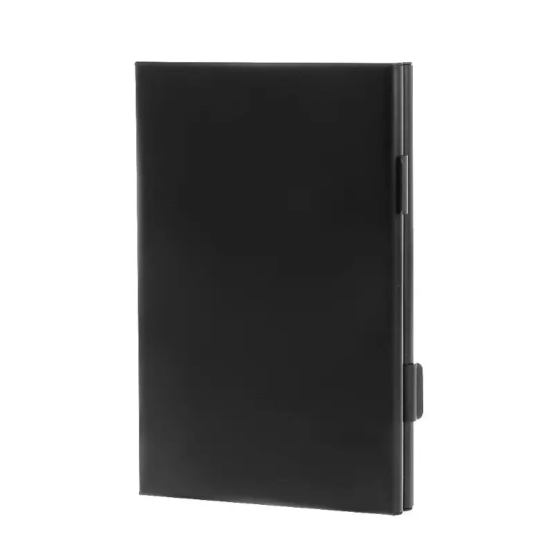 

Black Carrying Case Aluminum Box Storage Bag Layer Memory Protective Holder Shock-proof Wallet 2 Secure Digital Card 16 TF