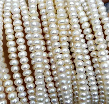 

4x6 5x8 6x10mm full strand Genuine Pearl gergeous Bead rondelle pinwheel abaucs red white loose beads
