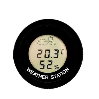 

Round Thermometer Hygrometer LCD Digital Display Hygrometer With Magnetic Tester Electronic Thermometer Hygrometer