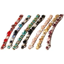 Очаровательные корейские аксессуары для волос Различные Красочные флэш-карты нерегулярный кристалл оголовье круглые заколки для волос для женщин