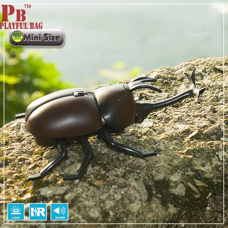 Животное управление Жук Электронный насекомых животных творческий подарок экзотический игрушка-симулятор животного серии