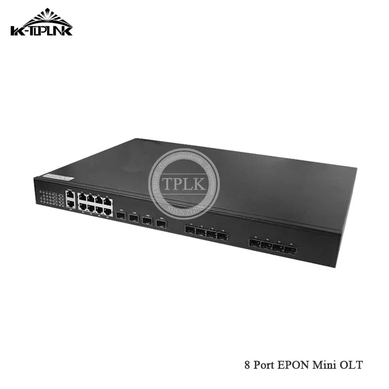 10G 8 портов EPON Mini OLT с шт. модулем SFP PON Port Пользовательский логотип совместимый HW FH