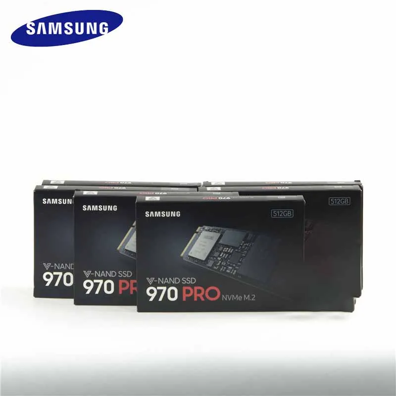 Samsung внутренний SSD 970Pro MZ V7P512BW 512 ГБ скорость чтения 3500 Φ m2 2280 интерфейс PCI E NGFF