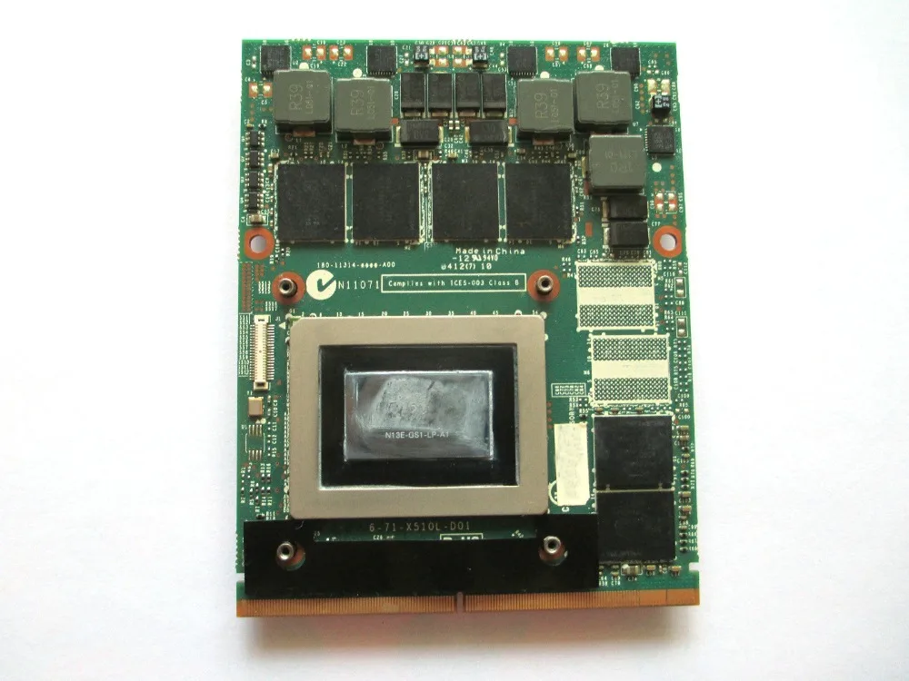 GTX 670 м GTX670M 6-71-X510L-D01 DDR5 VGA Видео карта для P150HM P170HM P150EM P170EM P150SM P170SM тестирование Хорошее
