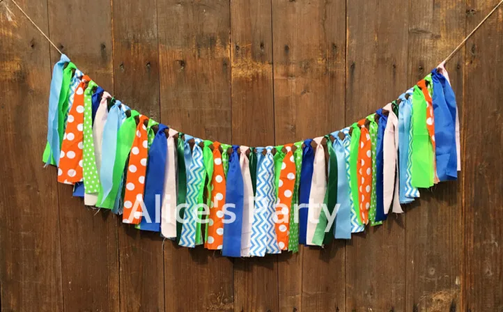 Fabric Banner The Big One Highchair Banner Wall Garland 1st Birthday Decor Fishing High Chair 1st Birthday Banner Cake Smash Banner