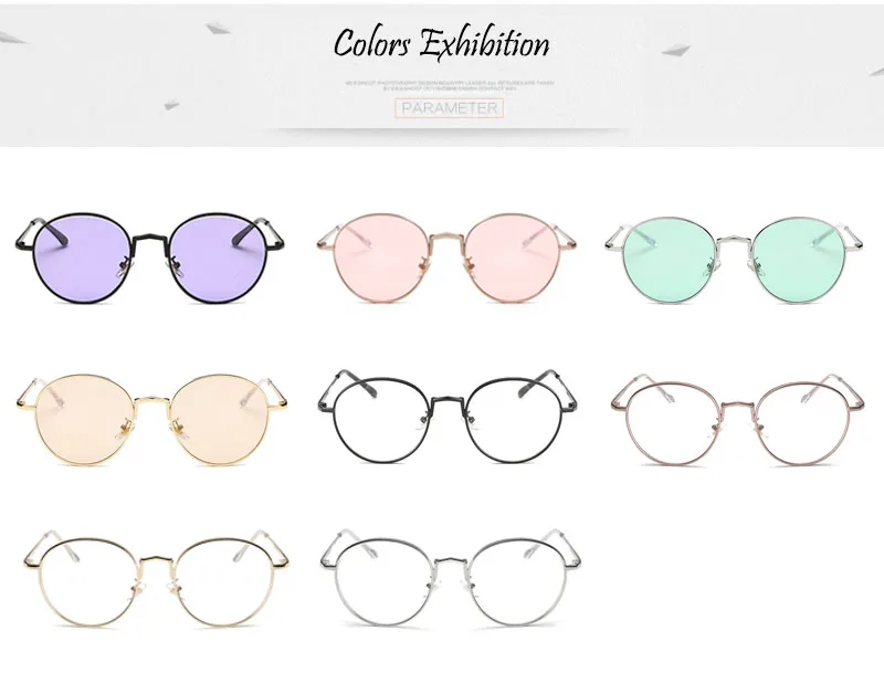 SHAUNA, классические женские круглые солнцезащитные очки, Ретро стиль, мужские фиолетовые тонированные/прозрачные линзы, оправа для очков