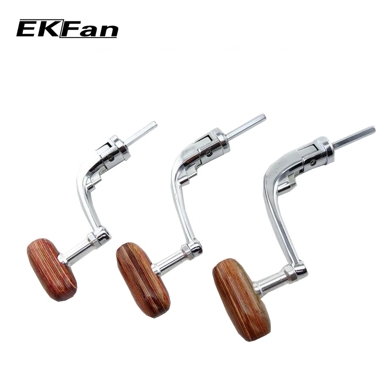 

EKFan Spinning Fishing Reel Folding Handle Full Metal Crank Handle Fishing Reels Component Fish Tackle Equipment