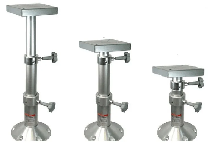 

Two Stage Height Adjustable Telescopic Table Pedestal Mount Aluminum For Marine Boat Motorhome 295-695mm