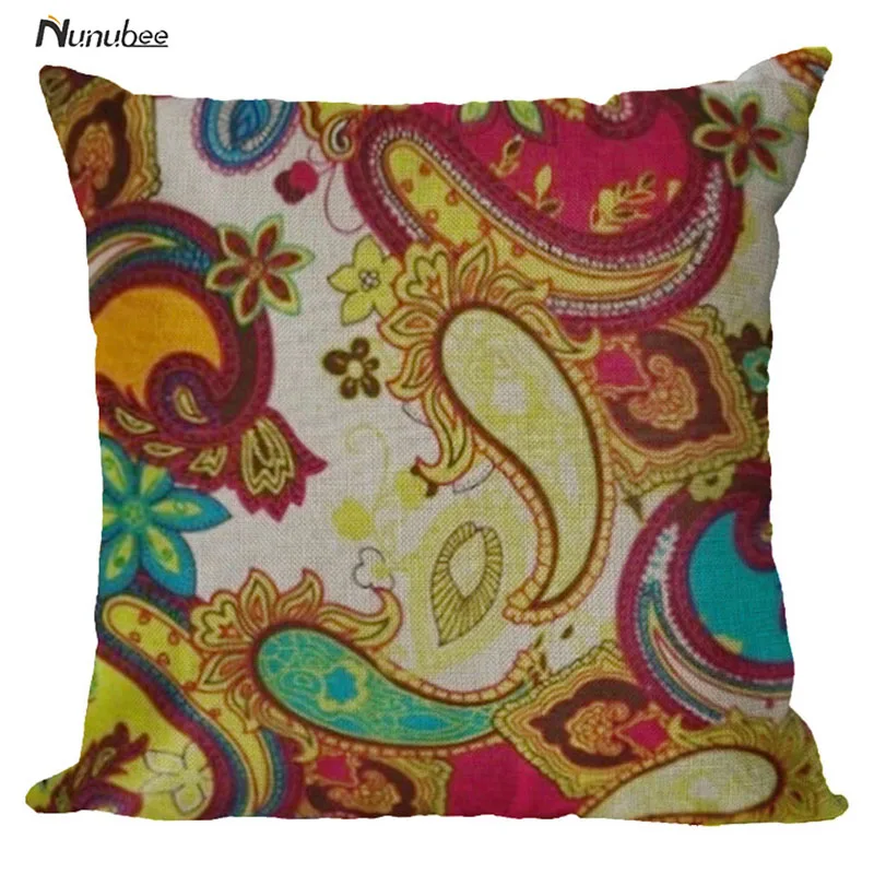 18"Cushioncovers Cartoon Cushion Cover Cotton Linen Sofa Home