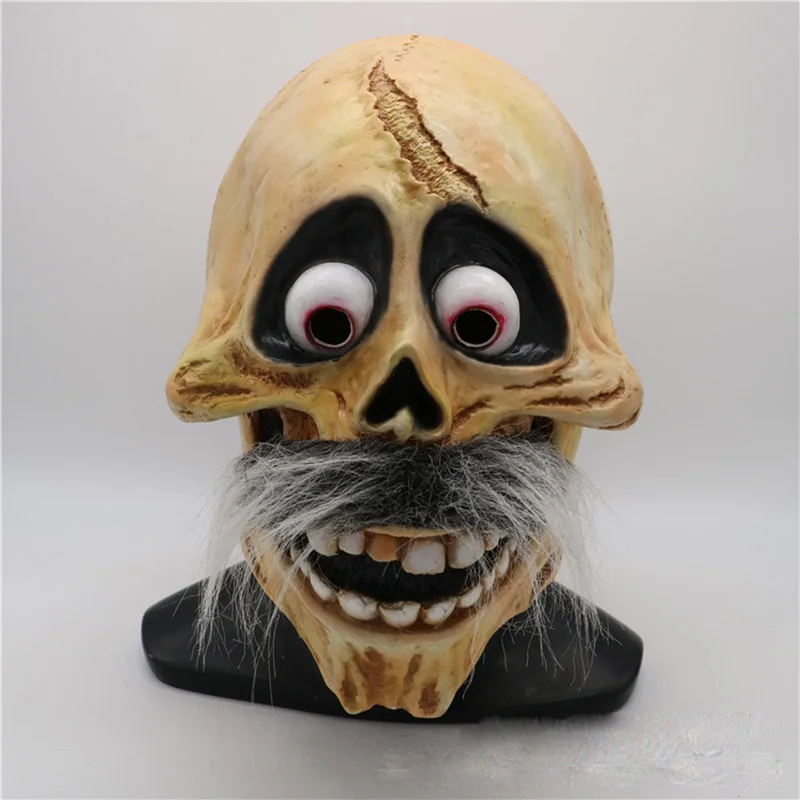

Skull Mask CoCo Hector Grandpa Cosplay Party Mask Scary Halloween Skull Latex Mask Full Head Helmet Ball Props Costume
