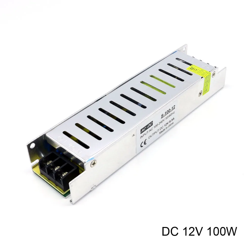 

AC to DC Switch Power Supply Transformer Output DC12V 100W Adapter Switching Power Supply for Led Strip Light