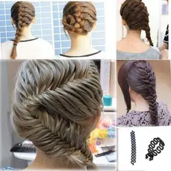1 предмет Для женщин леди Французский волос плетение Инструмент плетельной ролик крюк с твист магия для укладки волос Bun чайник волос