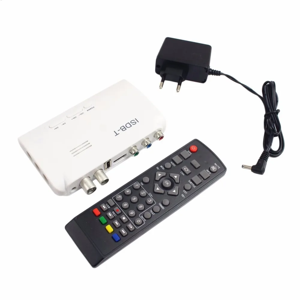 

ISDB-T Digital Terrestrial Receiver HD Video Converter Terrestrial Set Top Box For TV Monitor LCD Tuner With Remote Control