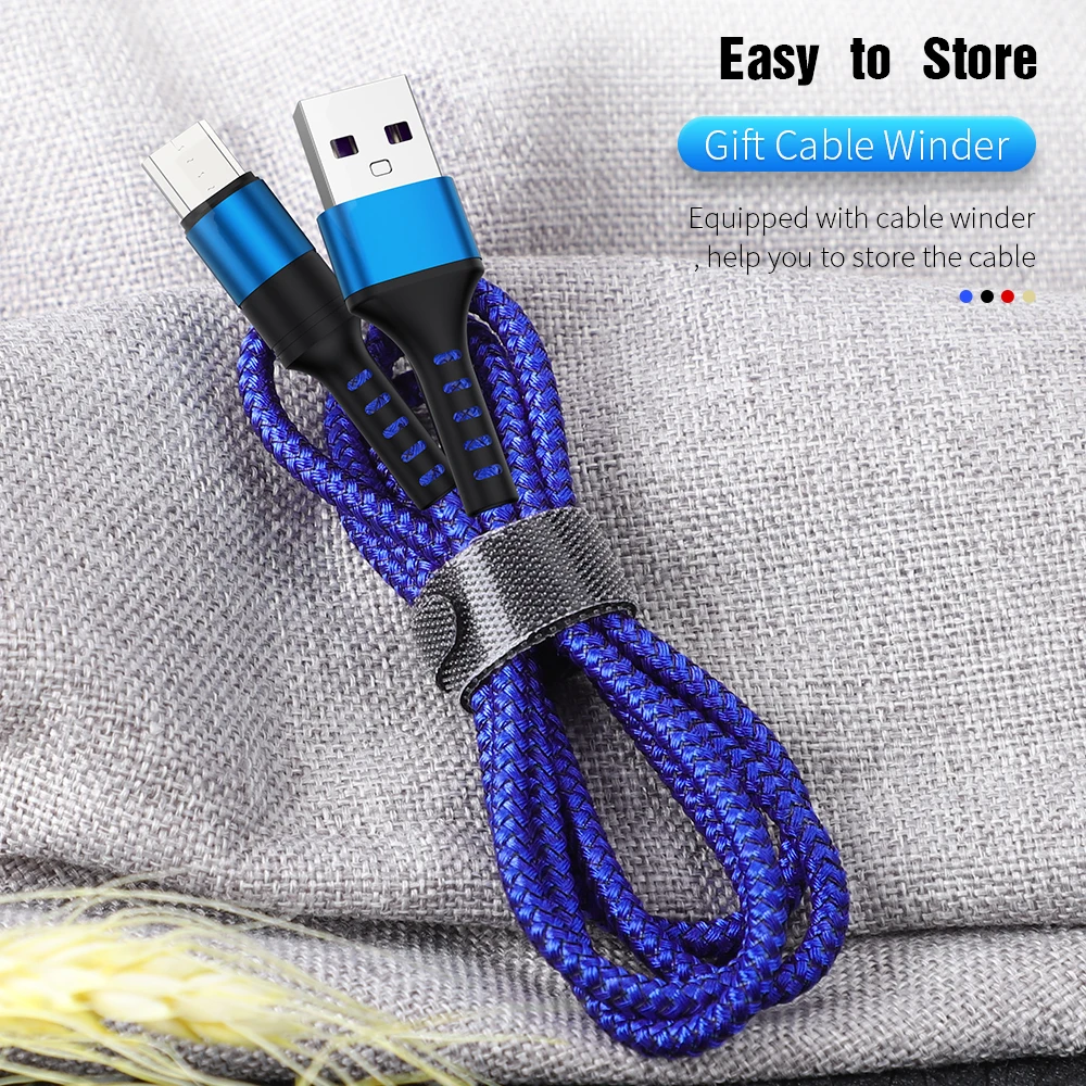 3A سريعة تهمة مايكرو كابل usb لسامسونج S7 QC3.0 سريع كابل شحن ل Xiaomi هواوي سلك Microusb Andriod الهاتف المحمول الكابلات