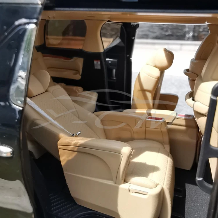 Литая под давлением модель автомобиля для KengFai Alphard RHD HK версии 1:18(черный)+ маленький подарок