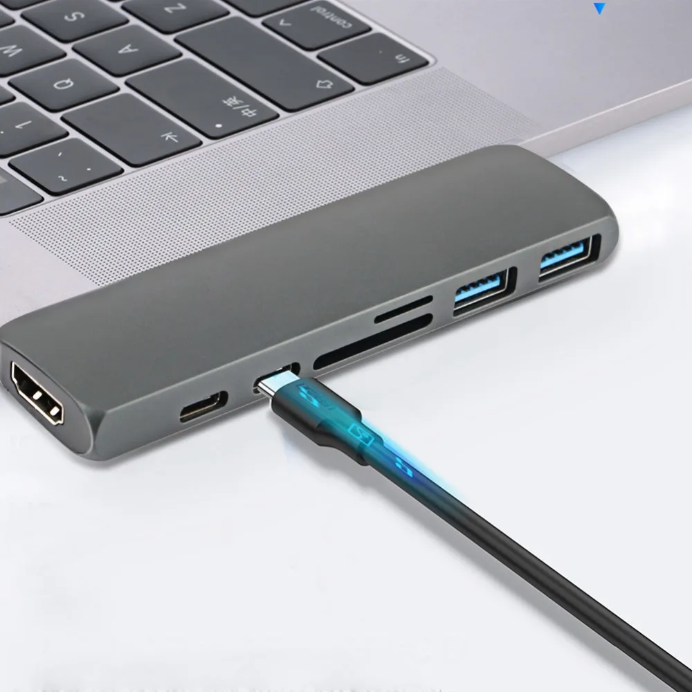 

USBC Converter USB-C to HDMI/USB 3.0/Type C/Micro SD/SD Female Charger Adapter for Apple Macbook Huawei Chromebook Pixel Google