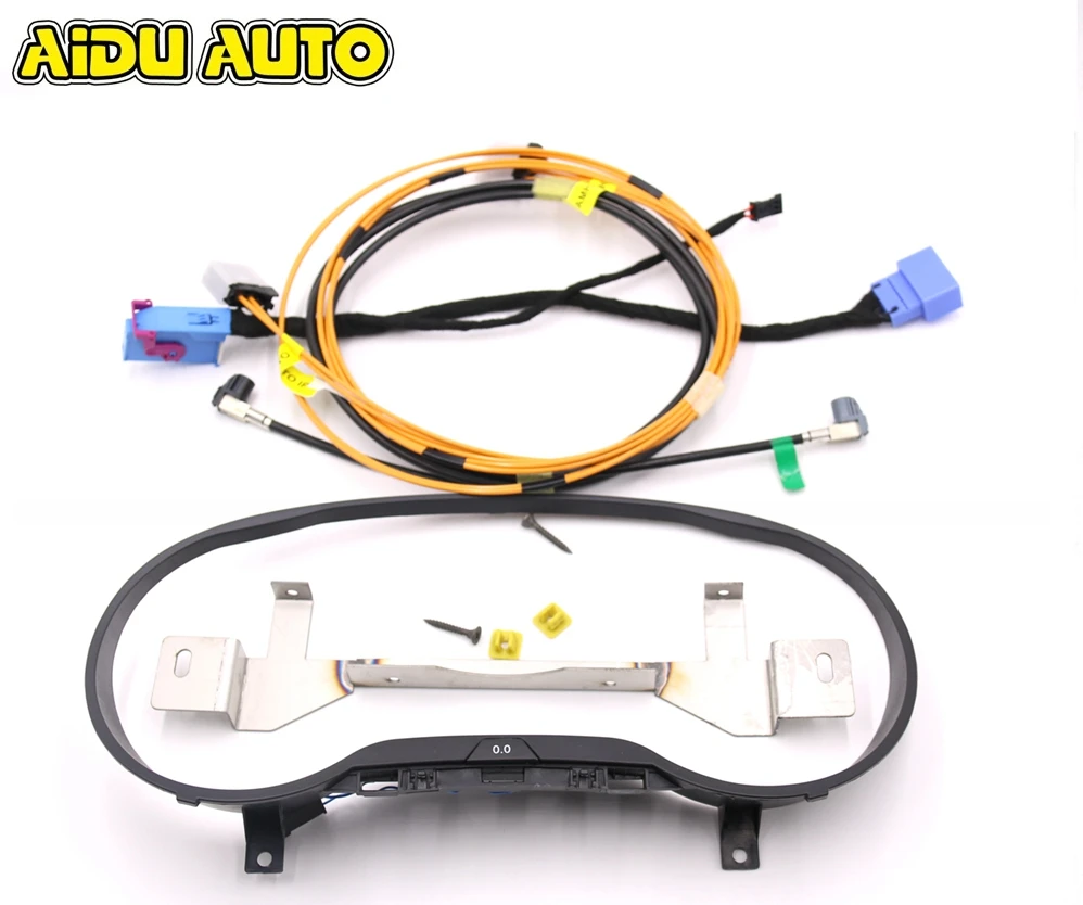 Baratos De cristal líquido Virtual de marco de instrumentos LCD kit de instalación para Audi A3 8 V