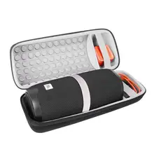 Жесткий чехол для переноски для JBL Link 20, Bluetooth, портативный динамик, прочный корпус из ЭВА с разъемом для подключения и кабеля и рюкзака с зажимом