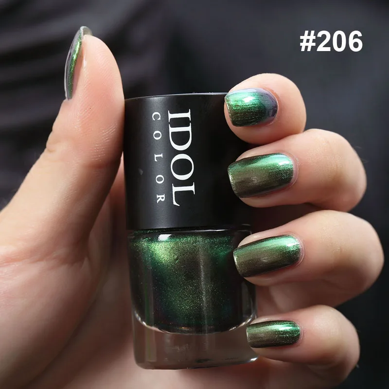 

Idol Color 10ml Chameleon Series Quick Dry Holographic Holo Shinny Nail Polish Varnish Long Lasting And Smooth Polish Nail