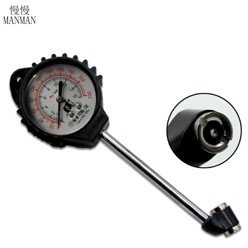 

Tire Pressure Gauge 0-16 Bar High Precision Pointer Digital Tire Pressure Monitoring Vehicle Tire Pressure Gauge