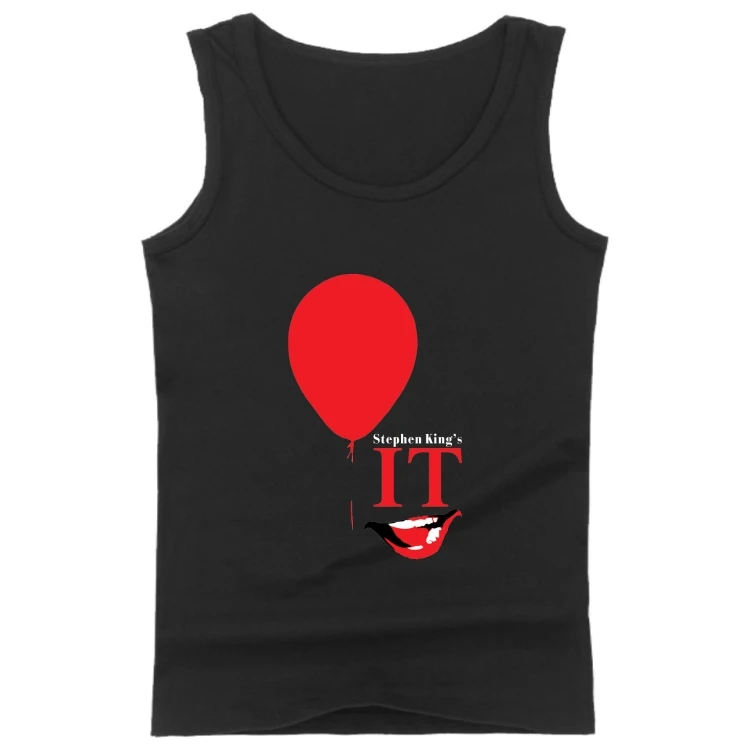 Майка LUCKYFRIDAYF Stephen King's It из фильма ужасы летние майки мужские топы для