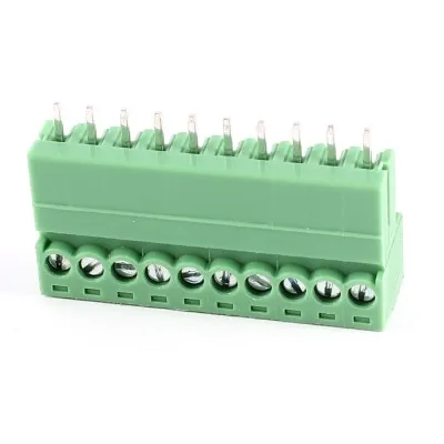 300 В 8А AWG22-16 10Pin 3,5 мм расстояние PCB винт клеммный блок разъем зеленый
