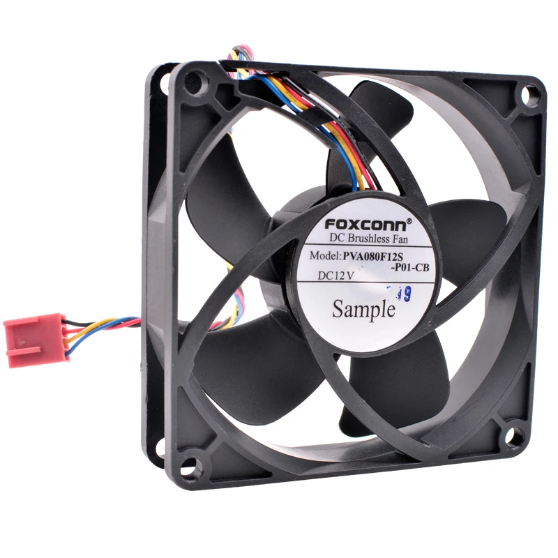 Оригинальный продукт PVA080F12S 8 см 8020 80x80x20 мм 80 вентилятор DC12V 4 линии компьютер pwm