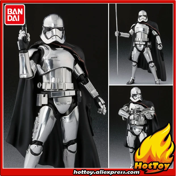 Original BANDAI Tamashii Nations S.H.Figuarts SHF Action Figure - Captain Phasma (The Last Jedi) from Star Wars: The Last Jedi original bandai tamashii nations s h figuarts shf action figure battle droid from star wars episode i the phantom menace