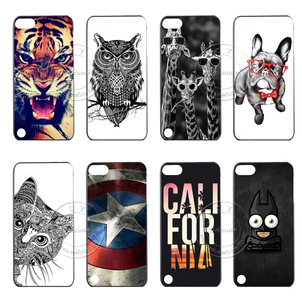 For Apple iPod Touch 5 Case Fashion Victoria/'s Secret PINK Nutella Captain America Painted Case Cover