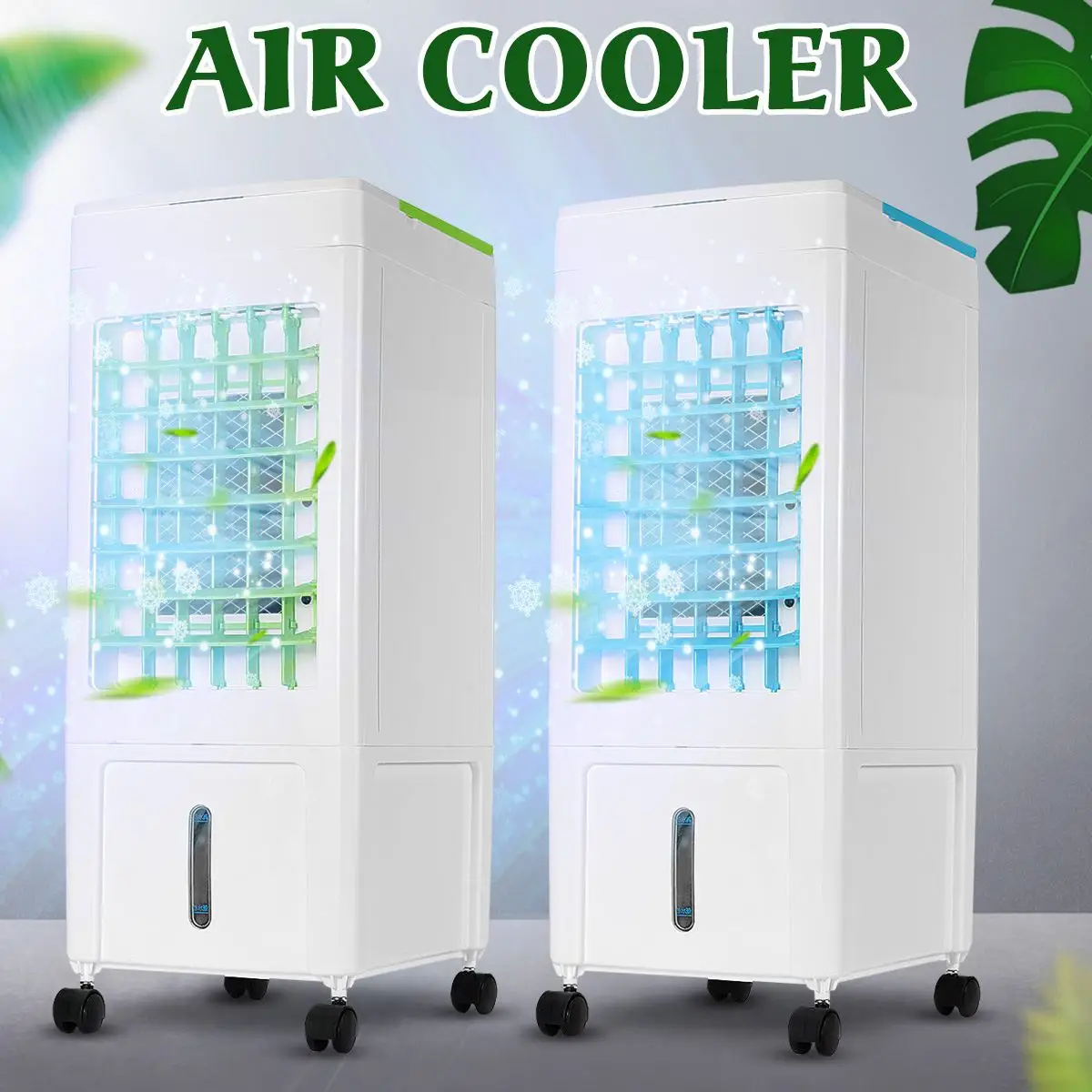 

Portable Air Conditioner Fan Ice Cooler Purifier Humidifier Home Use Negative Ion Air Purification 3 Wind Modes 8L Evaporative