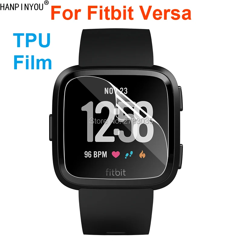 

For Fitbit Versa Smart Watch Band Soft TPU Film Screen Protector (Not Tempered Glass)