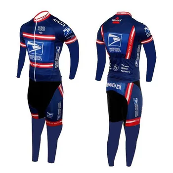 

Mesh Jacquard material United States Postal Service racing jersey maillot biking pant ciclismo clothes 9D gel pad back pocket