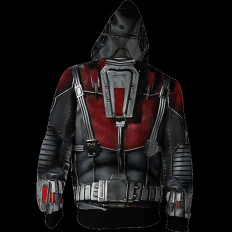 2019 New Avengers Endgame Antman Men 3D Print Hoodies Streetwear Casual Cosplay Jacket Sweatshirt Coat