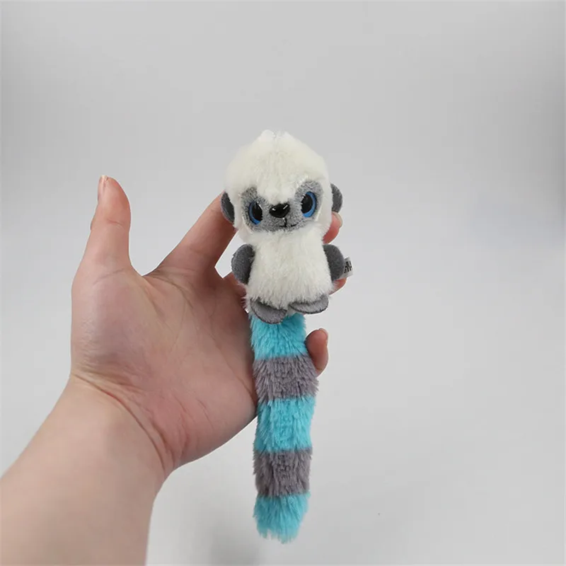Slow Loris Monkey Plush Keychain Toys Cute Long Tail Monkey Soft Stuffed Animals Dolls Key Bag Pendants 24pcslot 7cm  (5)